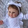60 cm umelá bábika Toy Meadow Bloodline Viditeľná 3D koža Reborn Baby Bábika Realistické zakorenené vlásky Dievčatá Darček pre deti Hračka