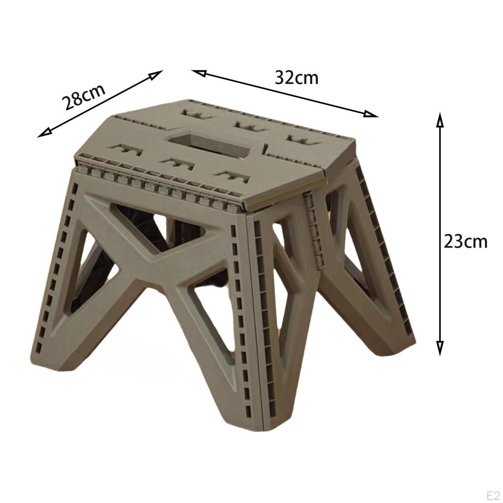 Camping Stool Chair Foot Rest Footstool Portable Folding Fishing for Backpacking