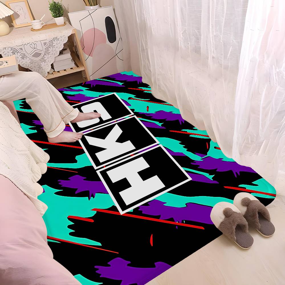 Cool A-HKS Floor Mat Retro Multiple Choice Living Room Kitchen Rug Non-Slip Modern Home Decor