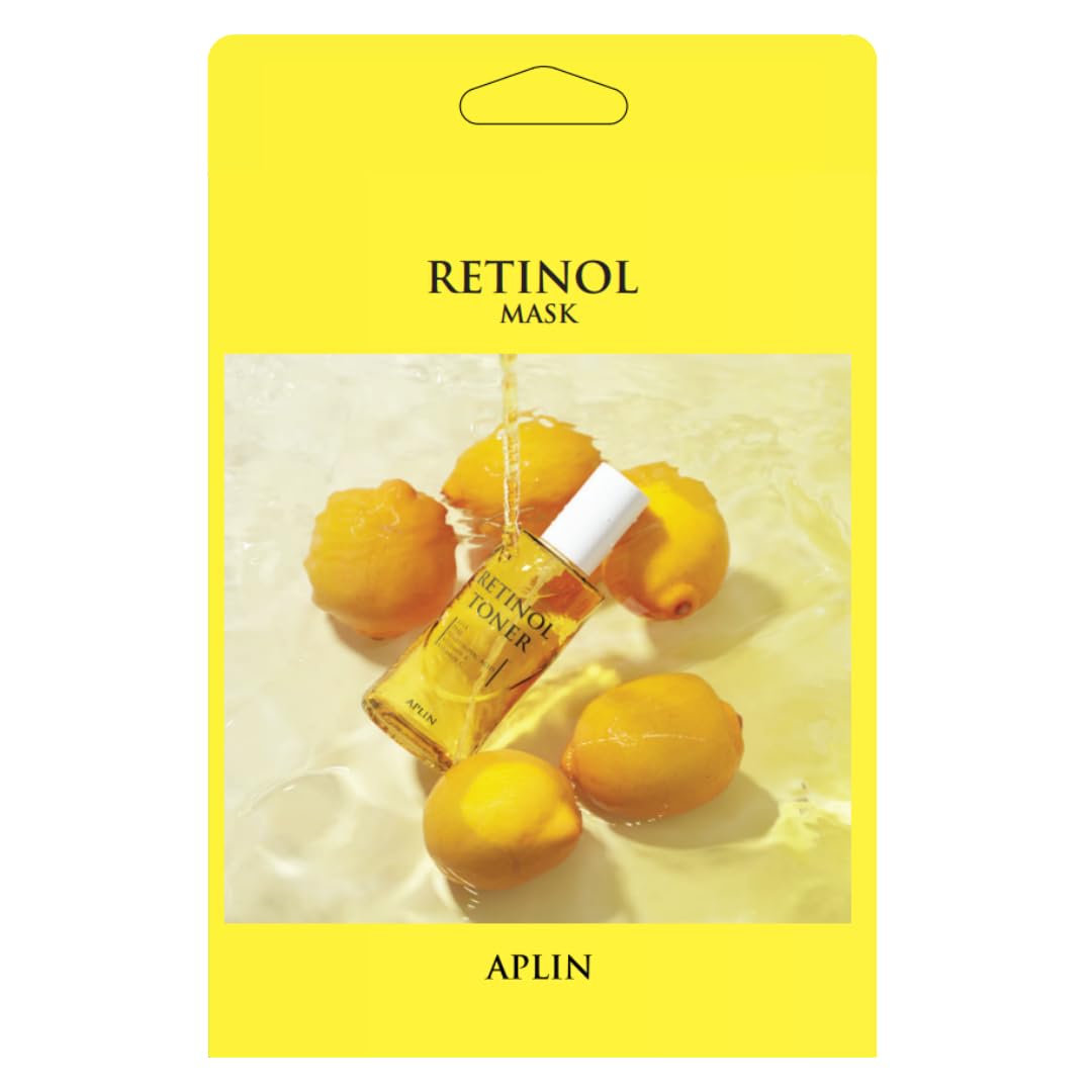 

Retinol Mask Pack For and Suitable for oily and dry Korean [APLIN] (3 sheets) - pores, firmness, texture, hydration. skin. cosmetics. [Official]
