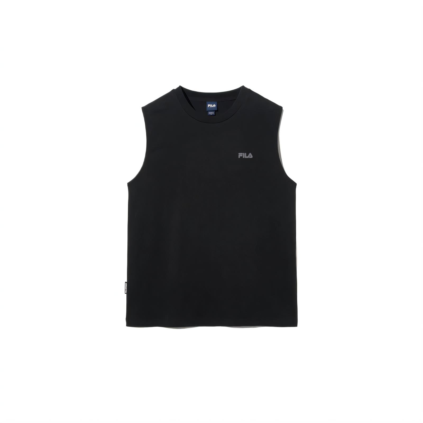 FILA T Shirts Men s Black Crew Neck FS2RSH2101MBLK 100(L)