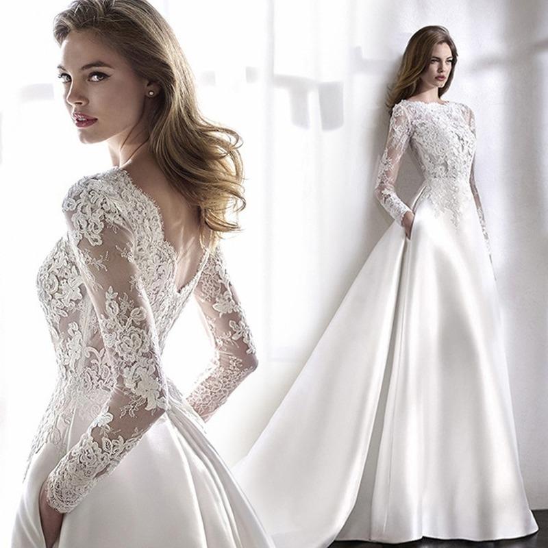 Wedding Dress 2026 New One-shoulder Sleeve Bridal Wedding Dress Backless Trailing Wedding Dress