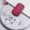 THREE SEVEN 9-Piece Stainless Steel Nail Clipper Set