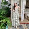 French High-end Polka Dot Dress, Summer Polka Dot New Pleated Waist and Thin Temperament Dress
