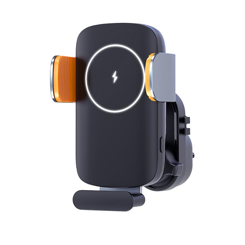 Universal Phone Holder in Car Solar Battery Electric For Tesla Model 3 Model Y Electric Auto Clamping Car Cell Phone Stand