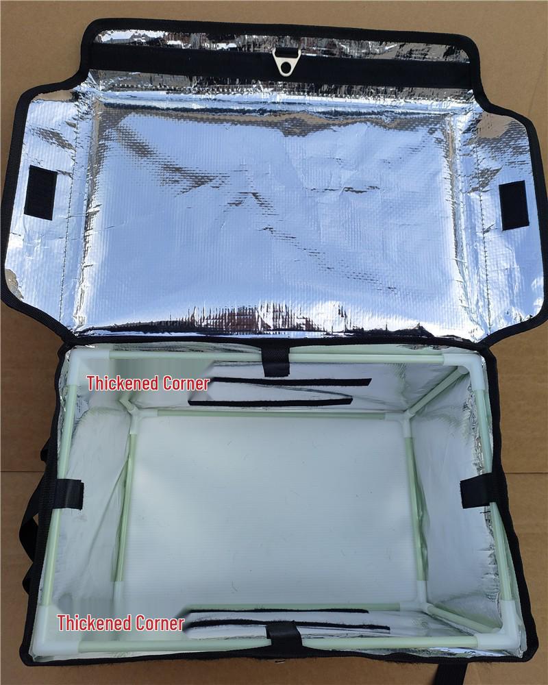 Insulated Portable Meal Box for Delivery - Suitable for Car & Bicycle