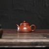 100ml Boutique Yixing Purple Clay Teapots Handmade Gold Drawing Pot Raw Ore Zhu Mud Kettle With Filter Zisha Tea Set Decoration