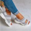 Elastic Women's Shoes Summer 2024 Comfort Casual Sport Sandals Women Beach Wedge Sandals Women Platform Sandalias Roman Sandal