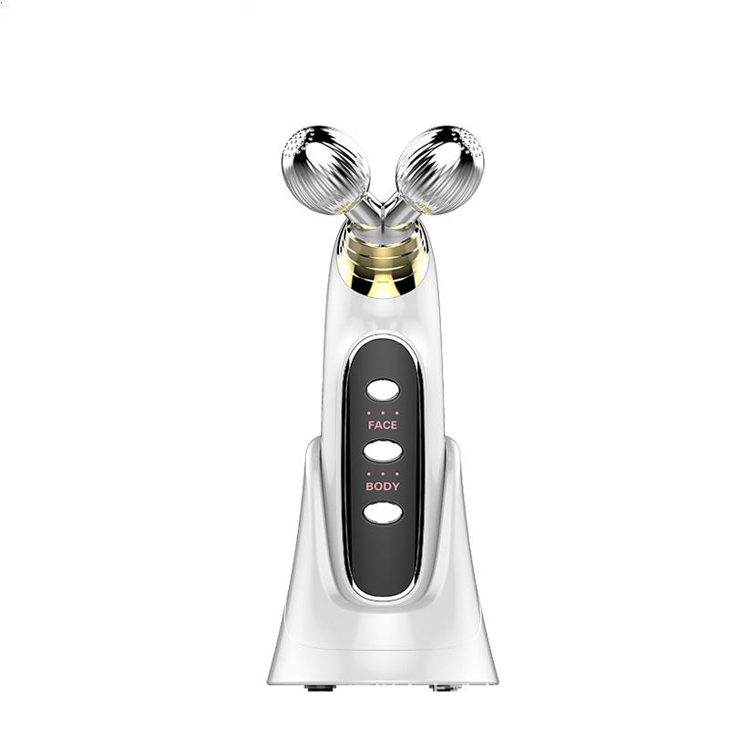 

3D роликовый массажер, косметический инструмент Японский массажер V Face Beauty Instrument Face Massage Stick Beauty Instrument белый