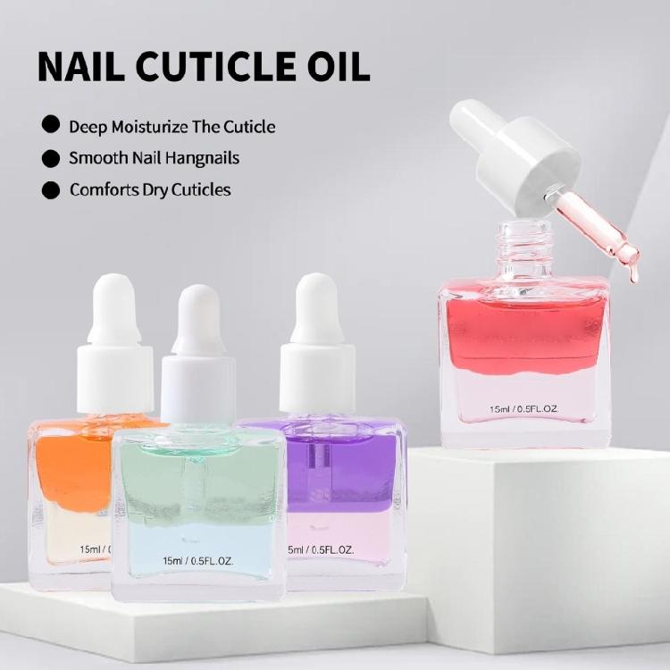 Strengthening Cuticle Oil Two Tone Nourishment Fast Absorption For Fragile Splitting Nail