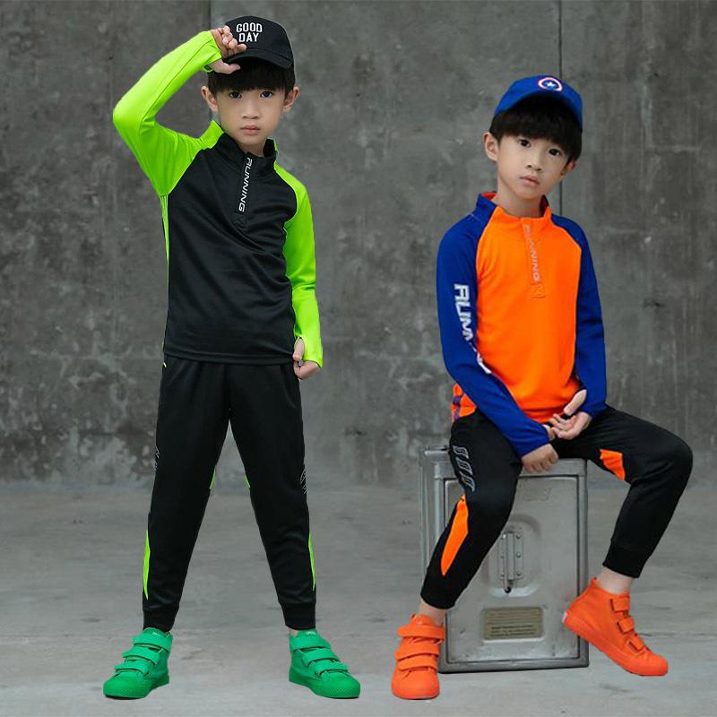 Men's & Women's Autumn/Winter Long Sleeve Football Training Suits - Adult & Children with Printing