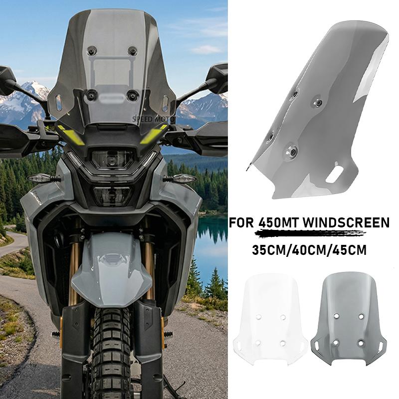 450MT Motorcycle Accessories Windscreen Wind Deflectors Widening Front Windshield Raised Windscreens For CFMOTO CF 450 MT MT450
