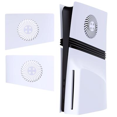 Náhradní boční kryt pro PS5 Pro s větracími otvory, levý a pravý horní kryt, kryt panelu konzole pro PlayStation 5 Pro (verze s diskem/digitální)