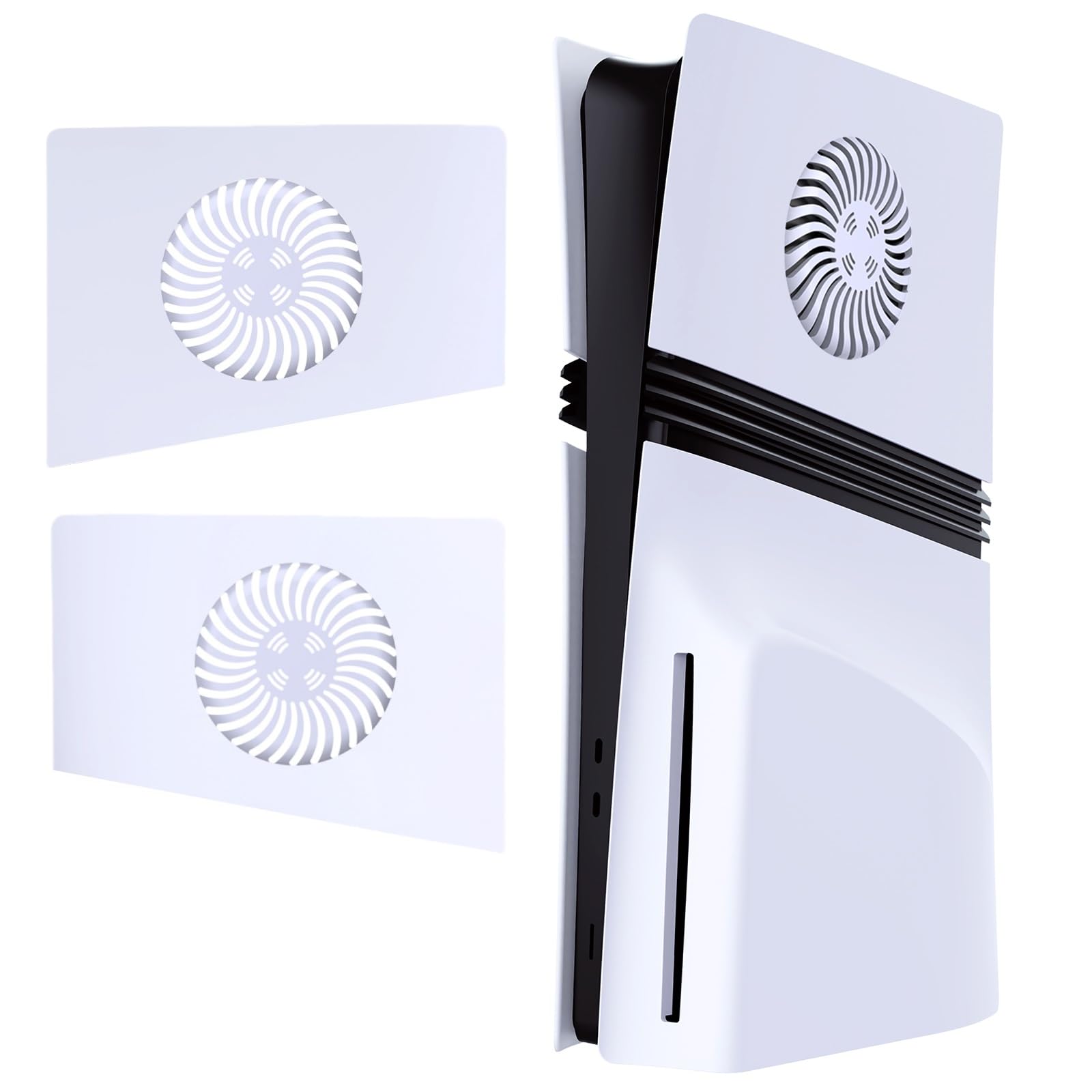 

Замінний бічний корпус для PS5 Pro з вентиляційними отворами, верхні кришки (ліва та права), панель корпусу консолі для PlayStation 5 Pro (дискова/цифрова версія)