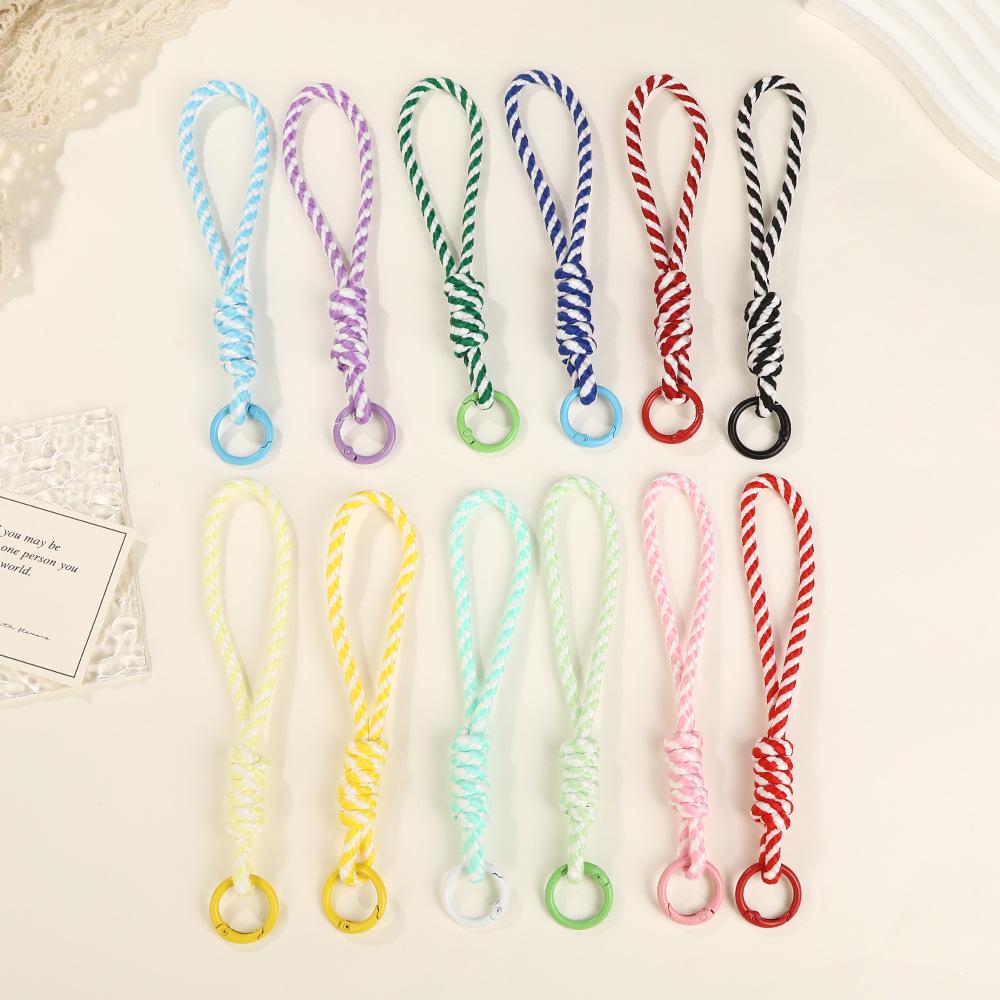 Women's Drop-Proof Candy Color Phone Case Lanyard Wristband
