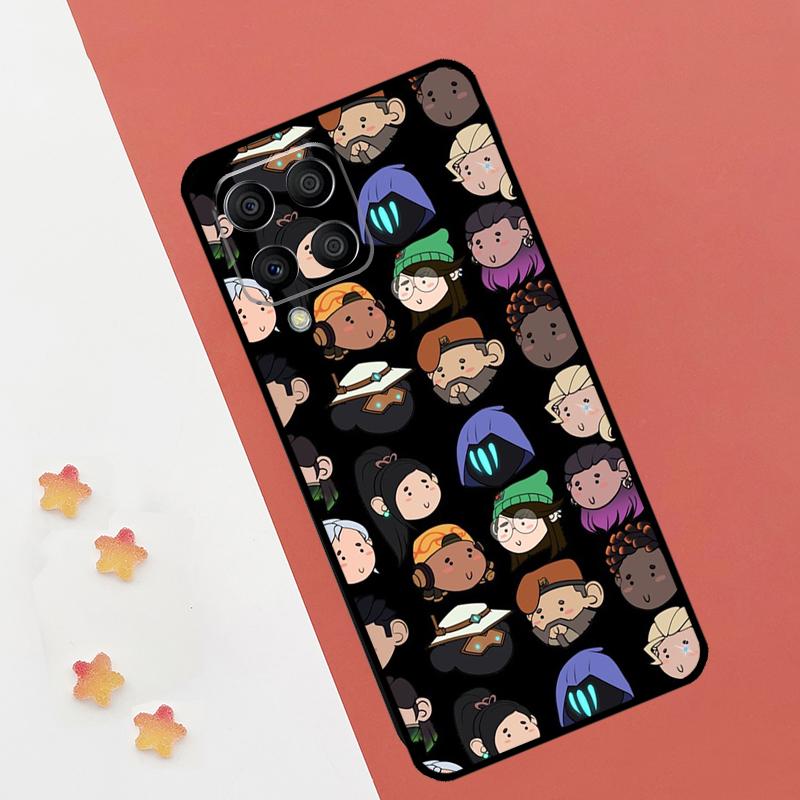

Мультяшный Valorant для Samsung Galaxy M13 M33 M12 M32 M52 M11 M21 M31 M35 M53 M55 M15 M14 M34 M54 M06 M16 Чехол Samsung M31s