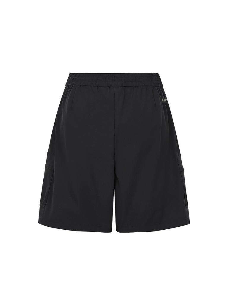 DISCOVERY EXPEDITION Freshvent Women'S Semi-Wide Cargo Shorts (Black)