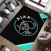 Poster AFC Ajax Tappeto per Soggiorno Camera da Letto Casa Decorazione Divano, Tappetino Antiscivolo per Giochi Bambini