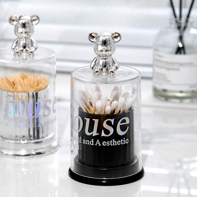 Toothpick Storage Box Household Business Creative Portable Living Room Protector Dust-proof Simple Cotton Swab Holder Container