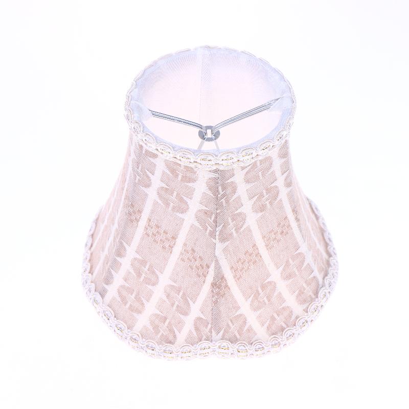 1Pcs Wall Lamp Cover Enclosure Accessories Europe Retro Lampshade Jacquard Fabric Chandelier Handmade Cloth Lampshade