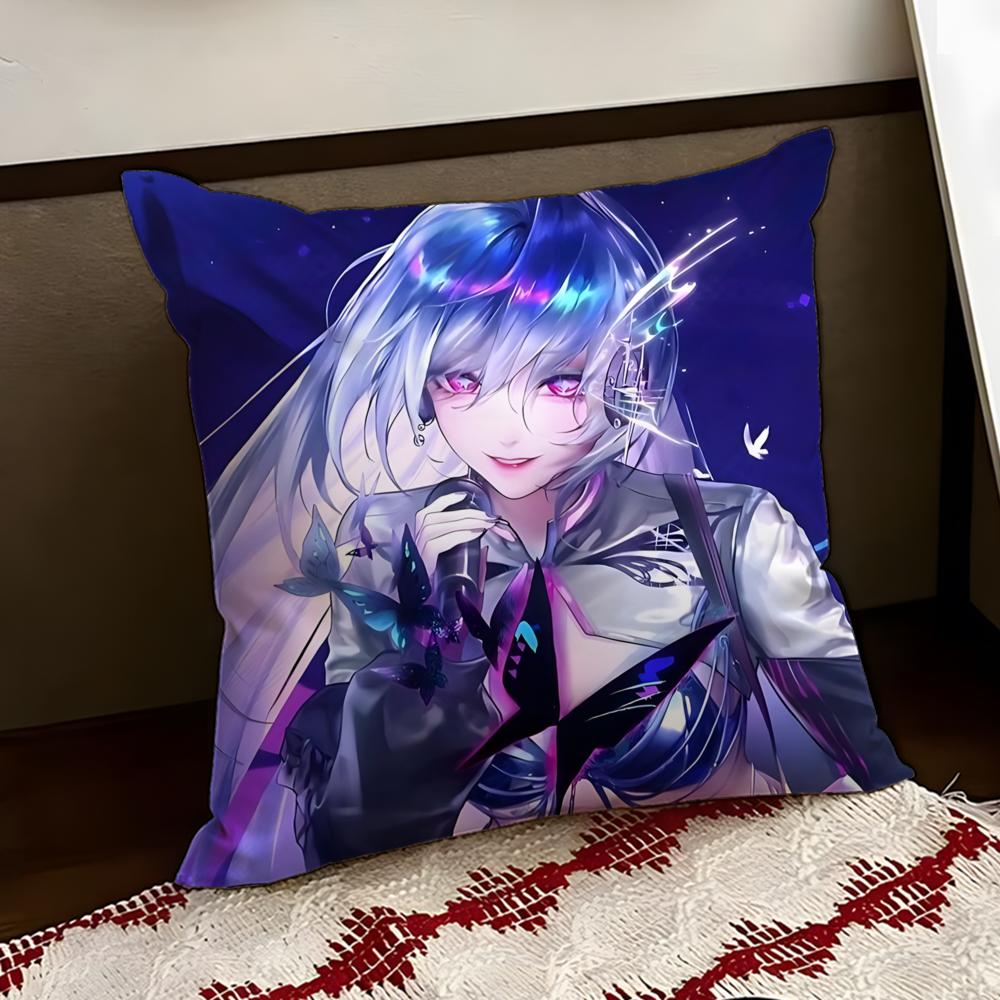 Game Anime PPath To NNowhere Cushion Cover Reversible Soft Durable Pillow Cover Home Car MultiScene Use for Daily Comfort