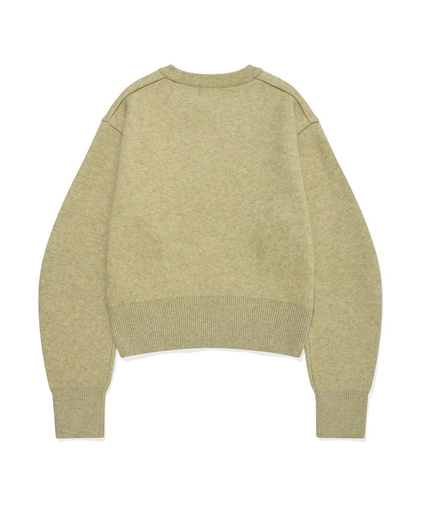 COVERNAT WOMAN Cooper Logo Knit Light Green
