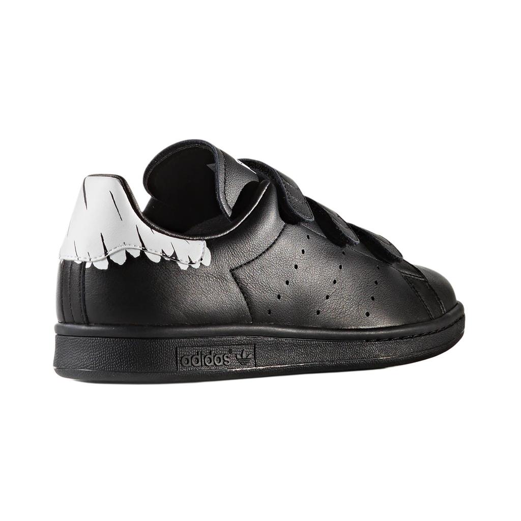Adidas Originals Stan Smith Comfort Trendy Comfortable Slip-Resistant Durable Low-Top Casual Shoes Women Sneaker Black BY2974