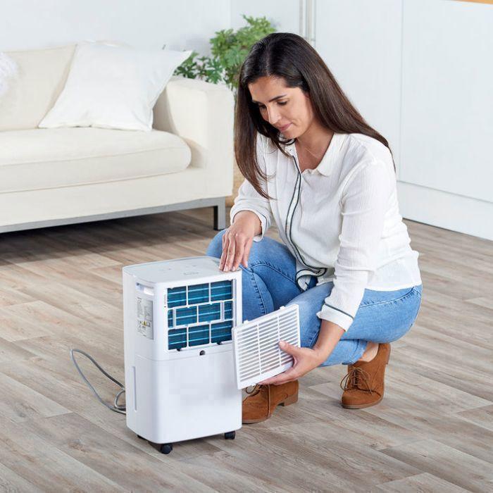 Déshumidificateur Taurus Alpatec Pleasant De 210W, 2 Vitesses, Réservoir 12L/24h, Pour Surface Max 25 M², Minuterie