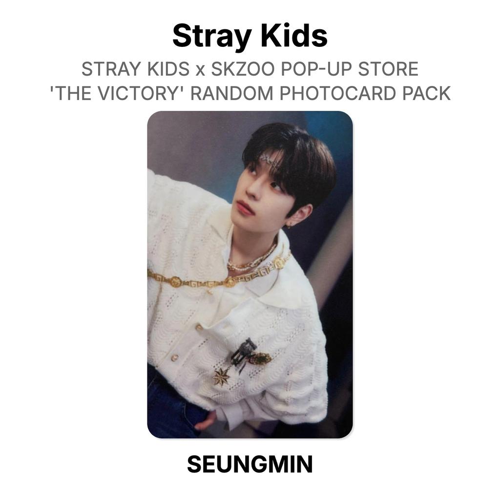 Stray Kids x SKZOO POP-UP STORE 'THE VICTORY' RANDOM PHOTOCARD PACK Official Photocard