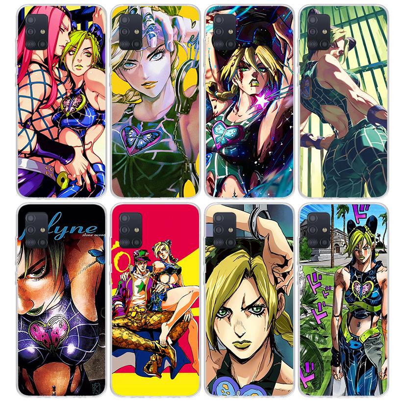 JoJo's Bizarre Adventure Jolyne Cujoh Phone Case For Samsung Galaxy A52 A51 A50S A32 A22 A12 A02S A72 A71 A31 A70 A30S Note 20 U