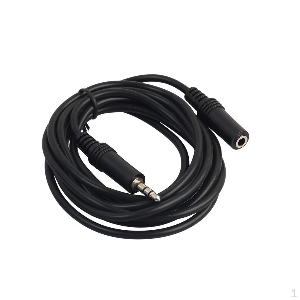 1.64/3.28/6.56/9.84ft 3.5mm Stereo Audio Aux Headset Extension Cord /