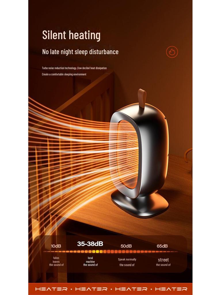 Radiateur de bureau élégant 2025: Ventilateur à Chauffage Rapide pour Maison, Bureau ou Résidence Universitaire