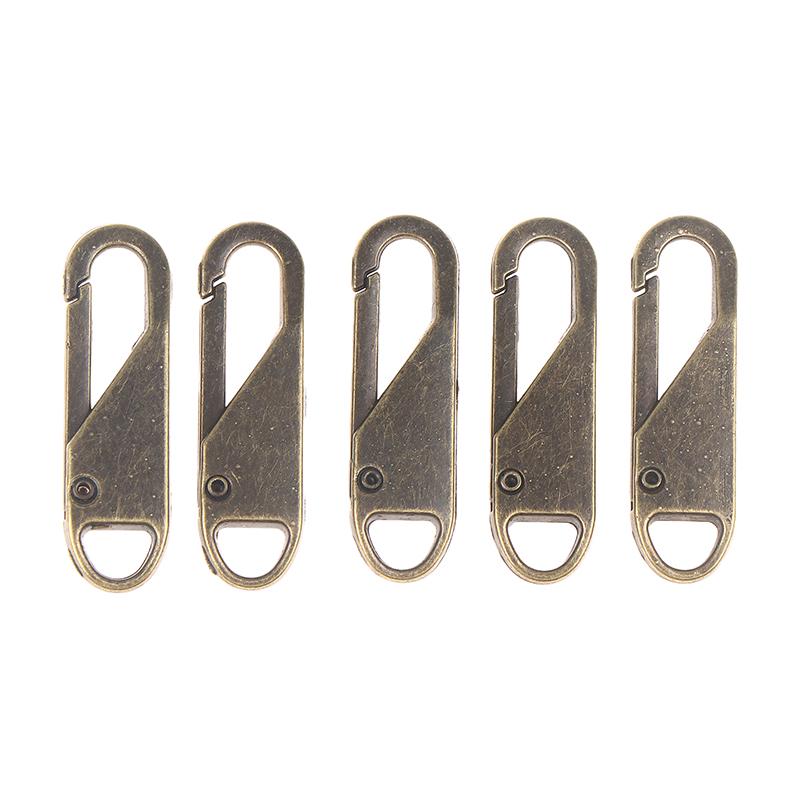 5/10/20Pcs Replacement Zipper Pulls Cord Extender/Zip Metal Pull For Backpacks Jackets Luggage Purses Handbags