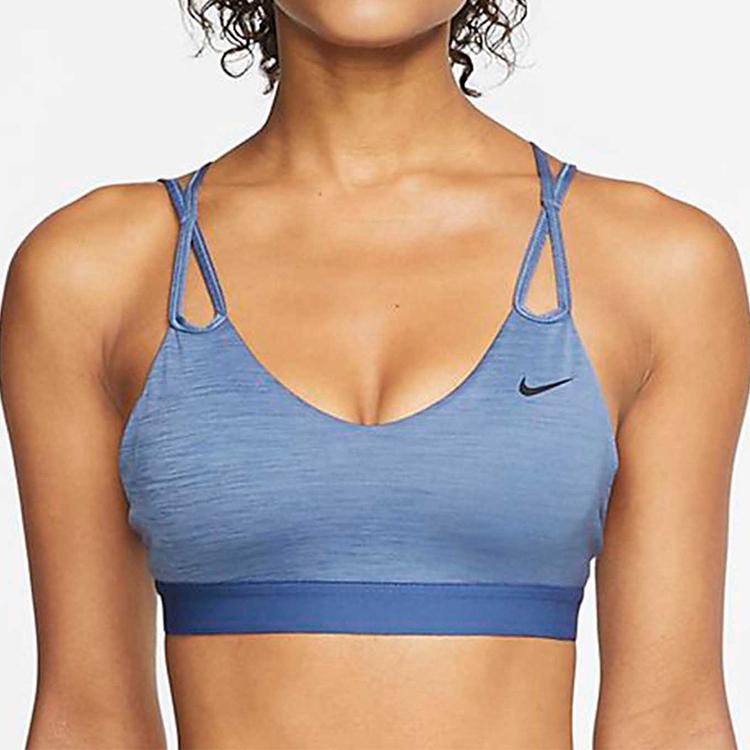 Nike Medium Support Sports Yoga Bra Women Underwear Blue BV4865-469