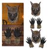 Werwolf Kostüm Zubehör Erwachsene Vinyl Wolfskrallen Gruselig Realistisch Wolfsmaske