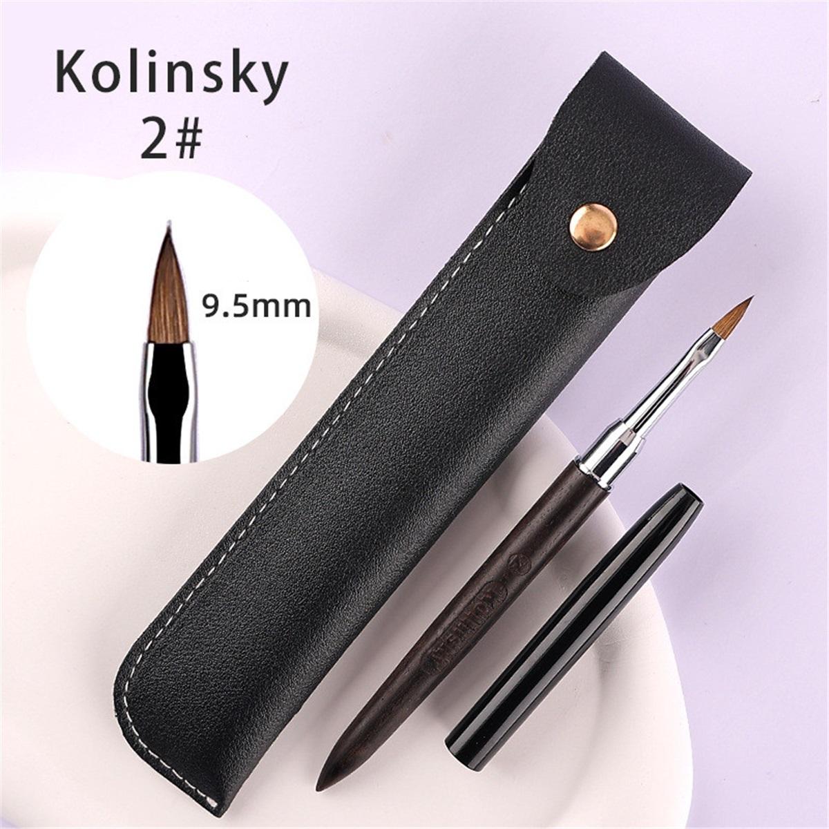 1Pc Nail Art Brush Acrylic UV Gel Extension Pen Nail Polish Painting Drawing Brush Nail Art Brush For Manicure Tool G-B454-2-1PC