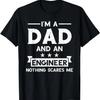 Mens I'm A Dad And An Engineer Vintage Funny Father Engineer T-Shirt