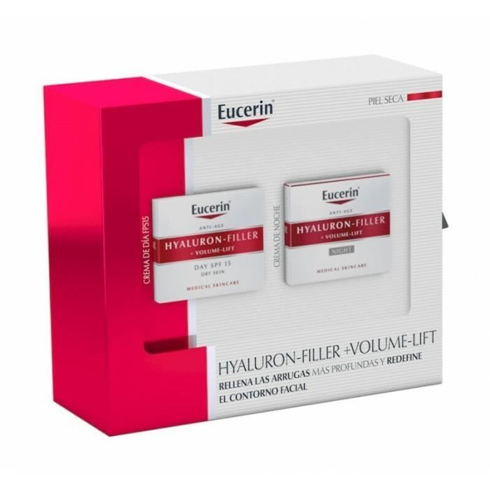 EUCERIN - Eucerin Facial Hyaluron-Filler Volume-Lif Peau Sèche Poitrine 50ml+Night Poitrine Coffret 2 Piéces