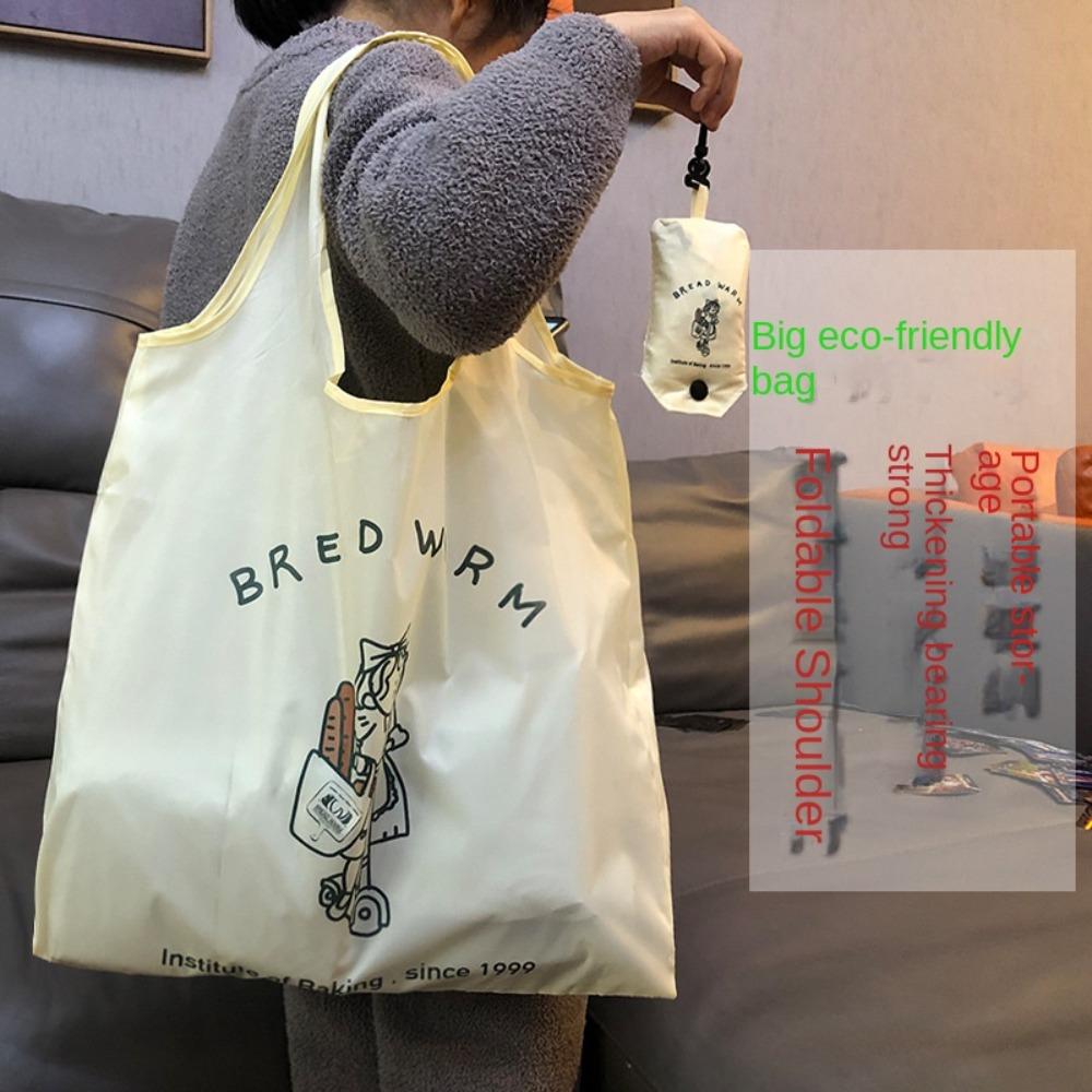 Oxford Cloth Handbag Foldable Storage Bag New Shoulder Bag