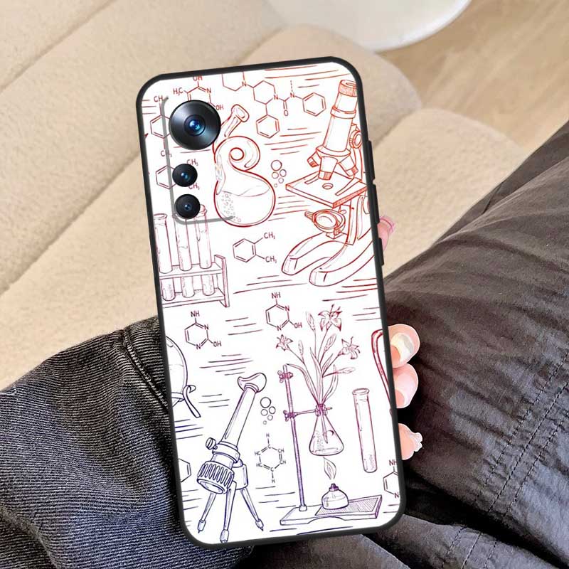Biology and Chemistry For Xiaomi 15T 13T 14T 17 Pro Max 14 15 Ultra Case For POCO F8 Ultra F5 F6 F7 X3 X5 X6 X7 Pro