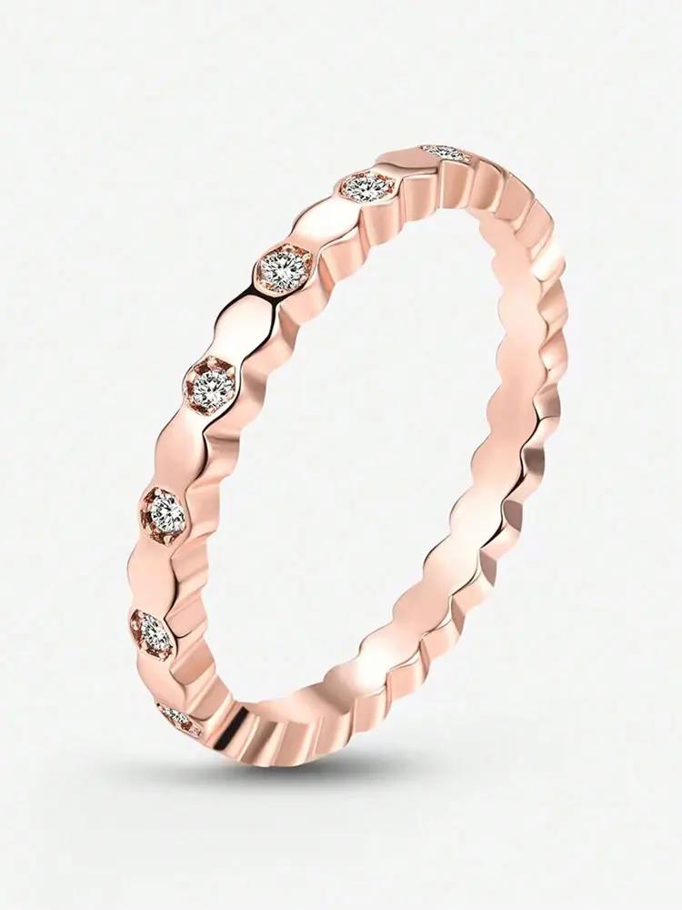 925 Sterling Silver Zircon Vintage Geometric Shape Rings For Women Gift Match Daily Party High Quality Fine Jewelry Accessories