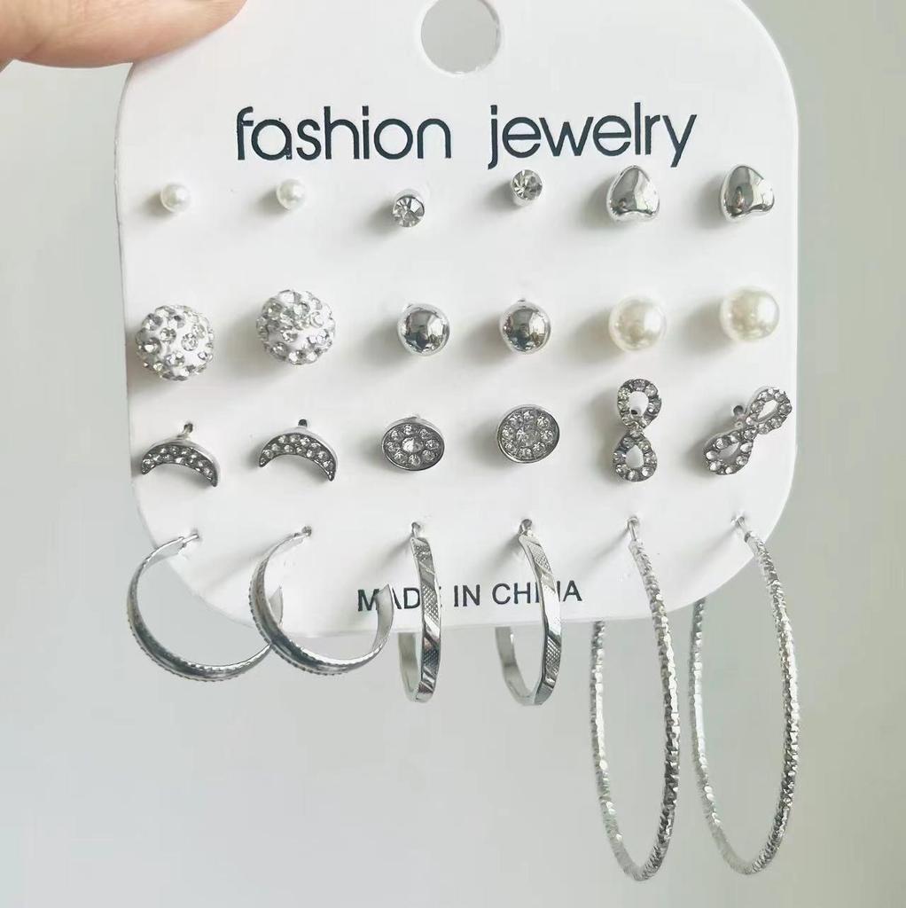 XP17 Perlenohrring-Set - Trendig und modisch