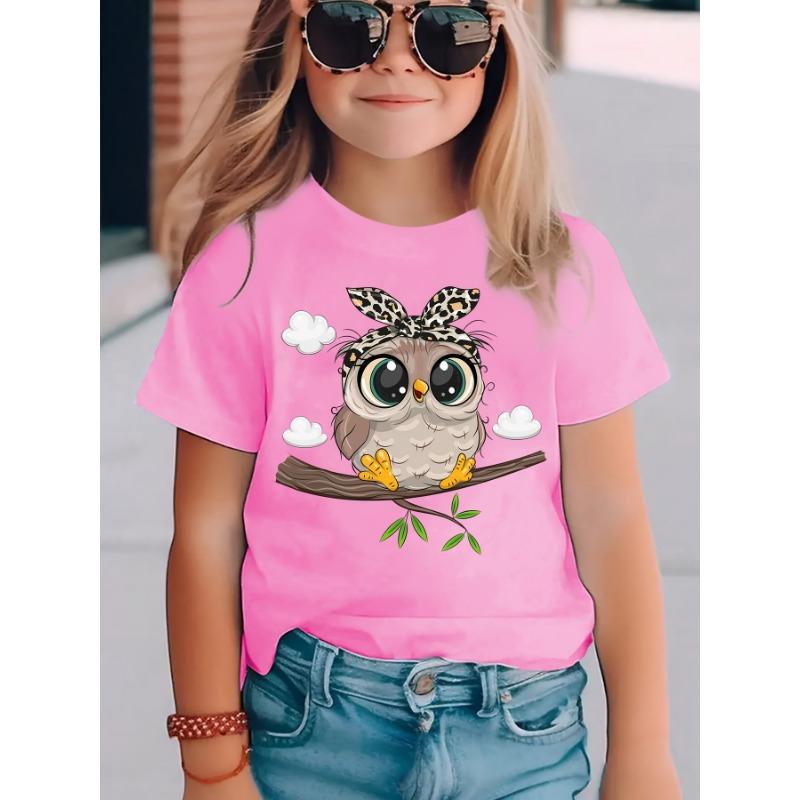 Colorful Cartoon Dinosaur Graphic T-Shirt, Featuring a Variety of Cute Dinosaur Prints in Short Sleeves