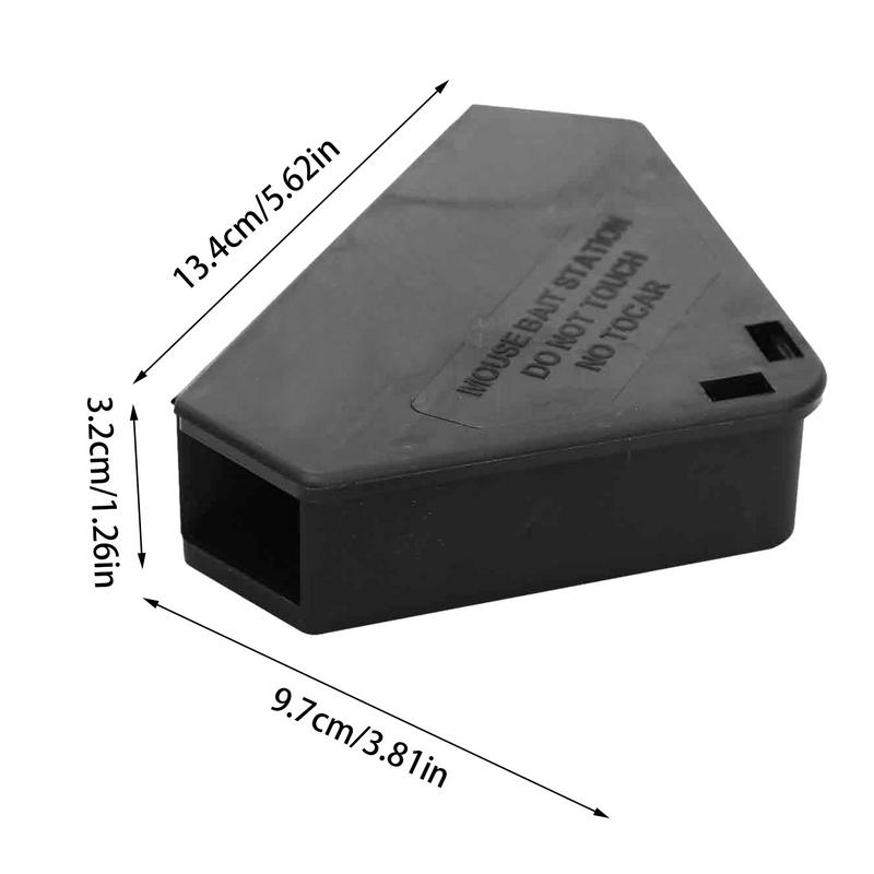 Mouse Trap Rodent Mice Live Catcher Mice Stations Mouse Bait Box Small Animals Cage Self-locking trap for Indoor Outdoor Garden