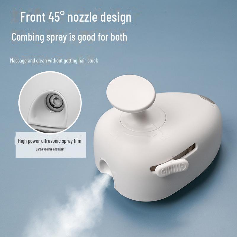 Pet Hair Removal Comb with Spray - One-Click Cat Bath & Anti-Fly Hair Cleaner