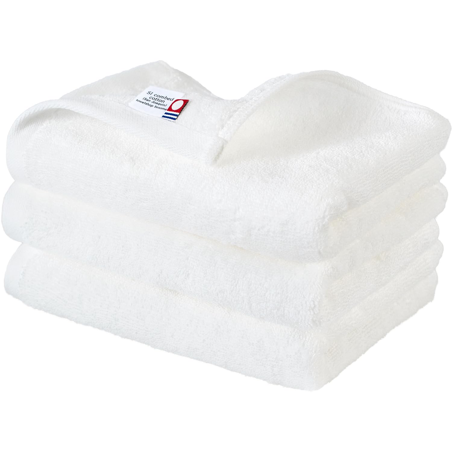 Bloom Imabari Towel Набор из 3 полотенец для лица Leon San Joaquin Cotton, (белый)