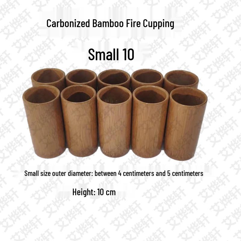 Набор баночек из карбонизированного бамбука для ТКМ и домашних салонов красоты