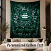 Custom Text Tapestry Plymouth Argyle FC Print Wall Tapestry Indoor Living Room Wall Decor