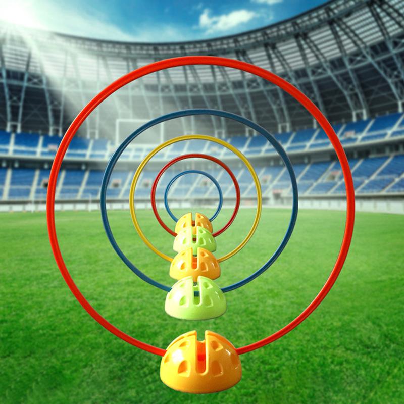 1 Pezzo Base ad Iniezione d'Acqua Porta da Calcio Bandierina Logo Palo Segnale Attrezzatura per Allenamento Segnaletica Bastone Segnalatore di Ostacoli