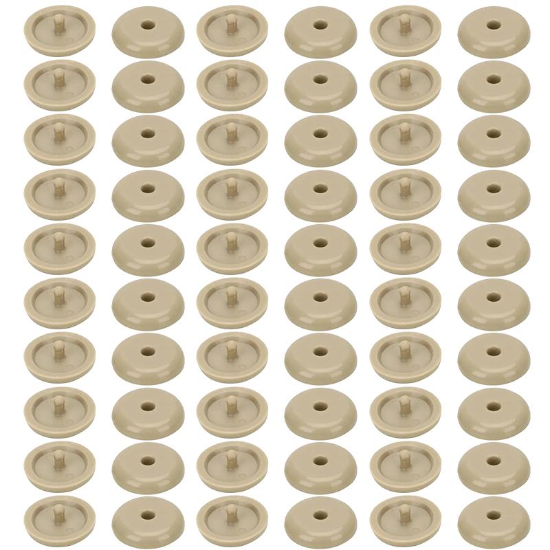 10/50pcs Car Safety Seat Belt Buckle Stopper Automobile Seatbelt Spacing Limit Stop Plastic Black Gray Beige Button Accessories